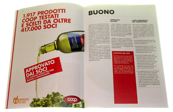 Coop Italia - Rapporto sostenibilità e valori 2013 - Approvato dai soci